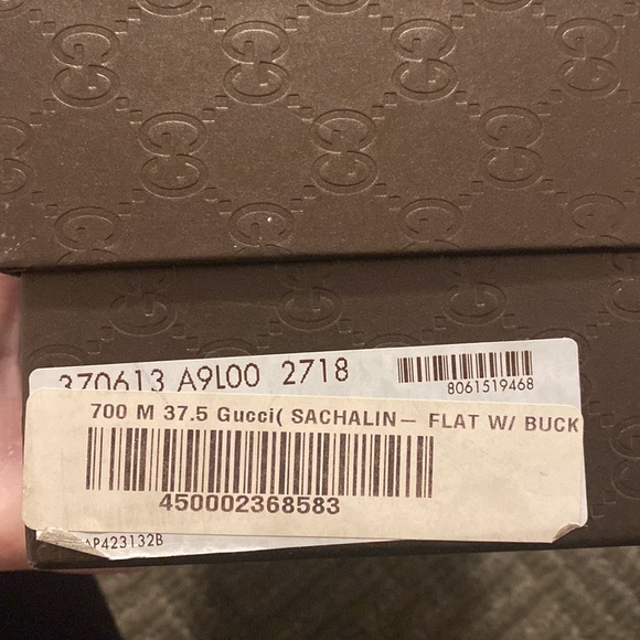 Gucci Sachalin Flat W/ Buckle - Picture 5 of 5